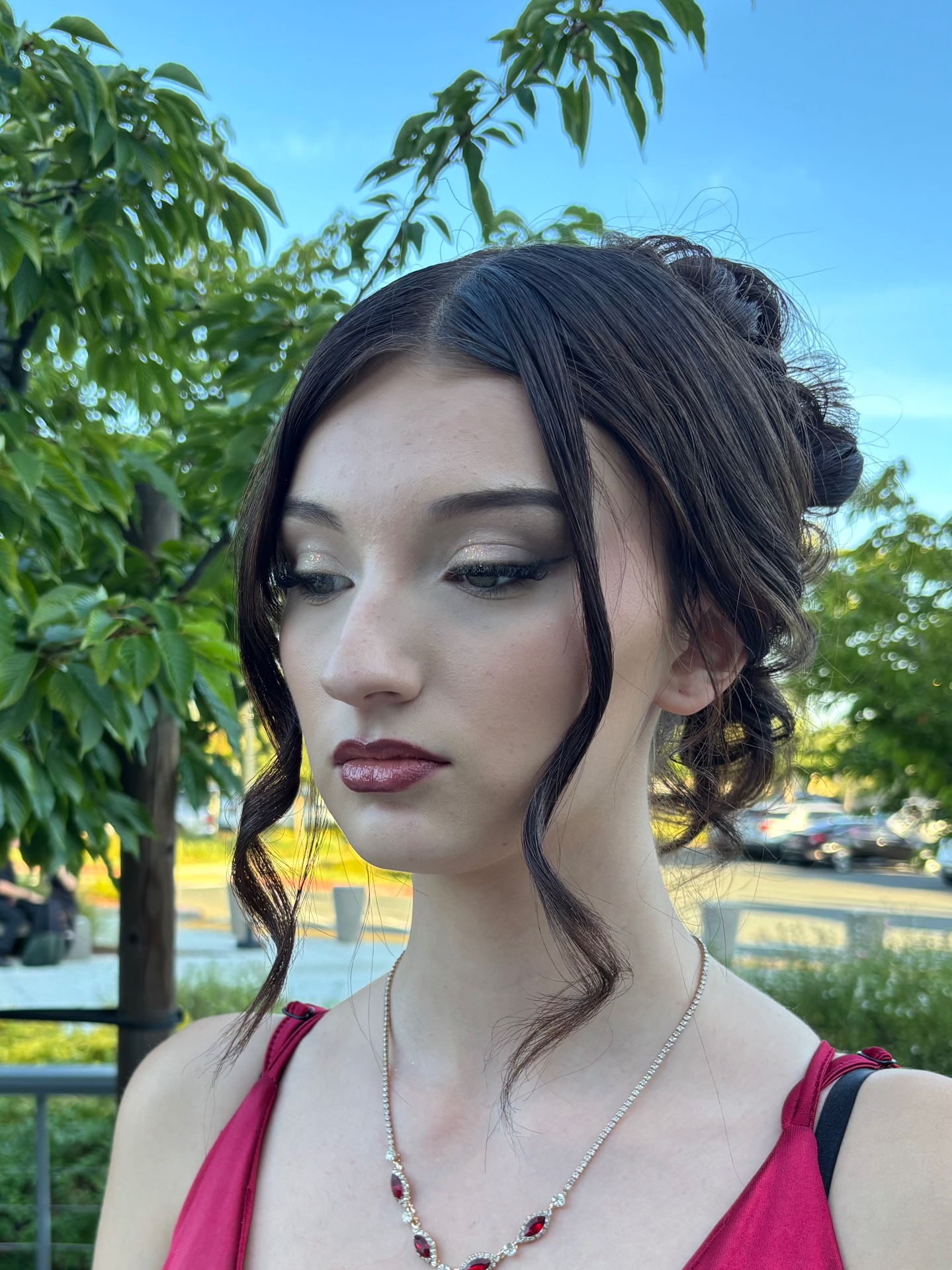 After makeup by Aurora